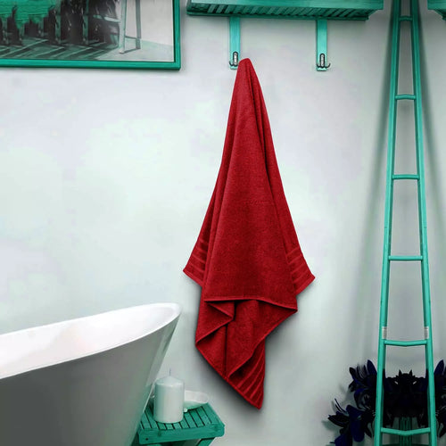 Extra large cotton bath sheets ready for use
